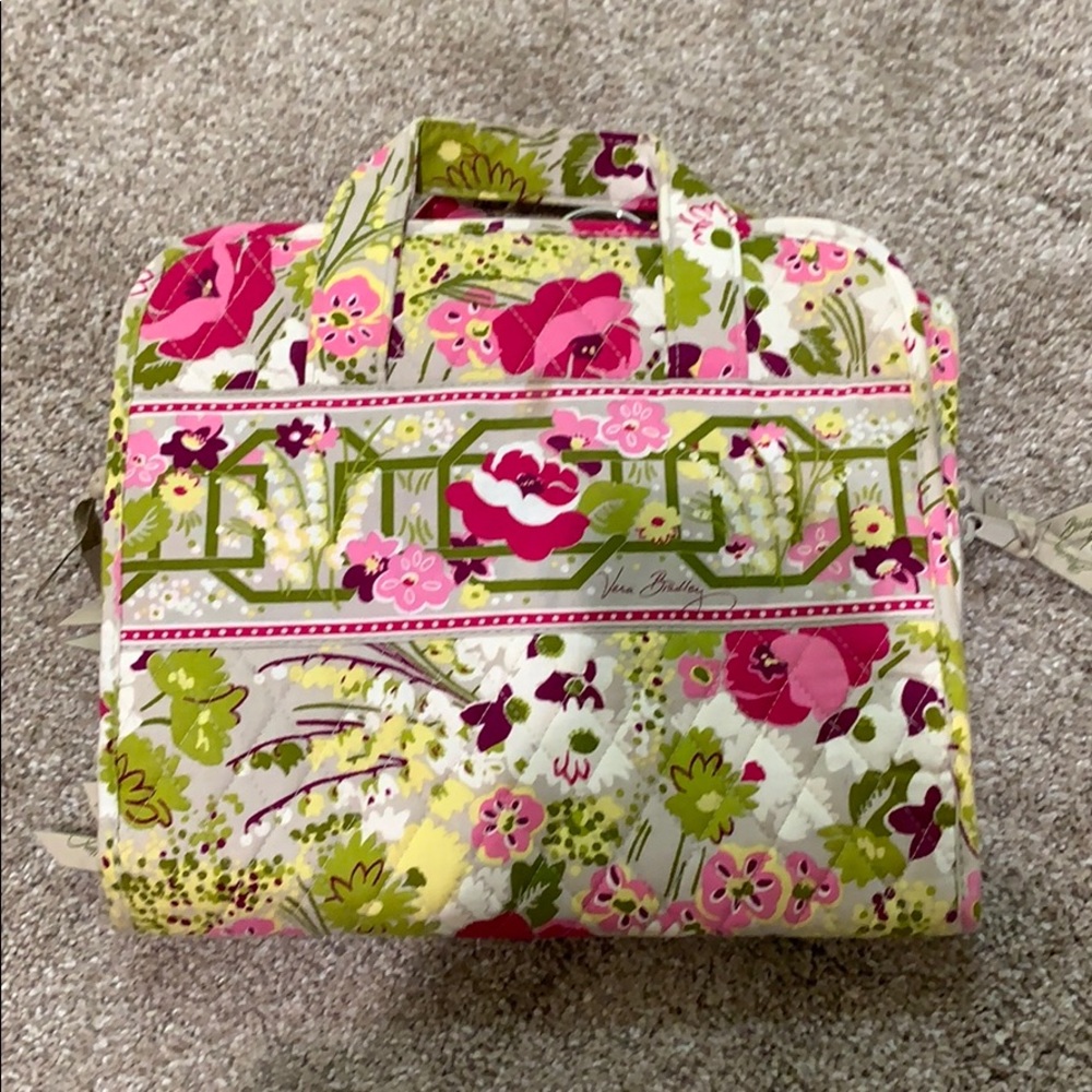 Vera Bradley travel makeup fold up bag